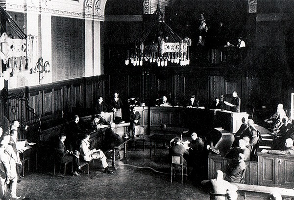 Talat’ı öldüren Soğomon Tehliryan’ın Berlin mahkemesindeki tarihi fotoğrafı ortaya çıktı