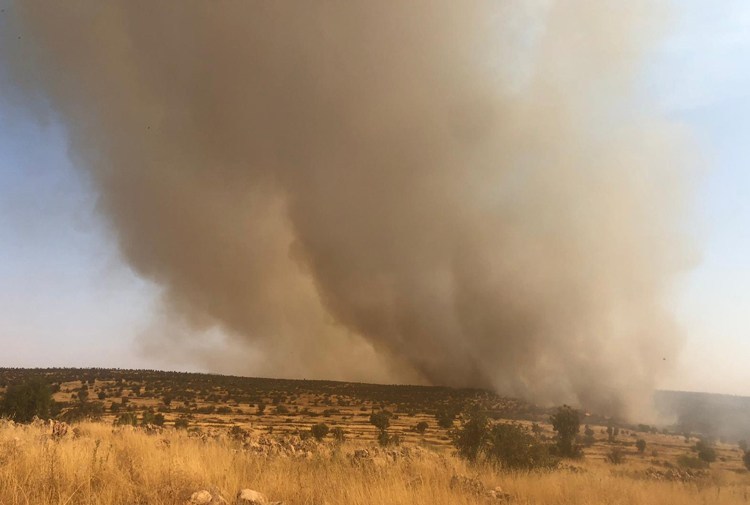 Süryani köyleri tehdit altındaydı: Bagok Dağı’ndaki yangın söndürüldü