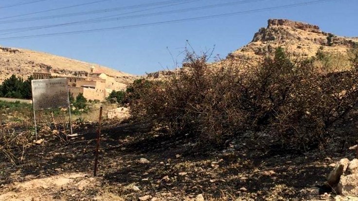 İtfaiye: Manastırın ağaçları kundaklanmış olabilir