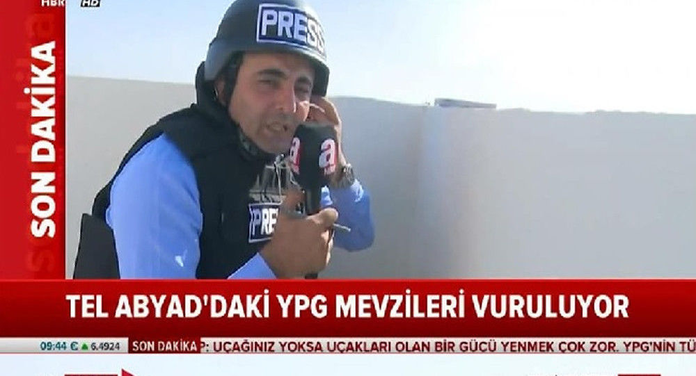 A Haber muhabiri, tartışma yaratan görüntüyle ilgili konuştu: TRT ekibi de kendini yere atıyor