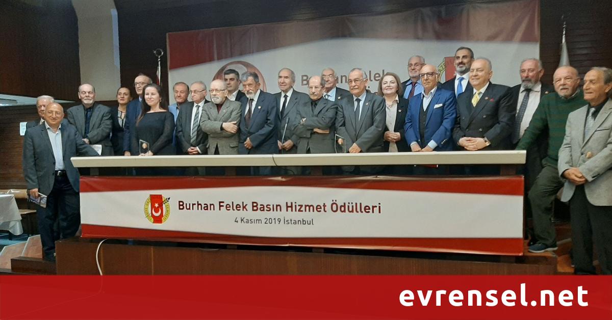 Evrensel Yazarı Ragıp Zarakolu, Burhan Felek Basın Hizmet Ödülü’nü aldı