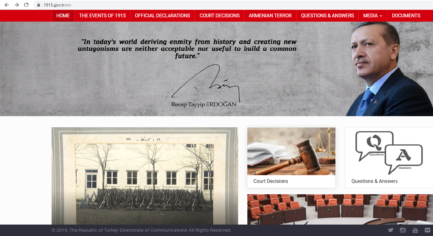 Ermeni Soykırımı gerçeğini inkar etmek için Türkiye’den bir adım daha atıldı