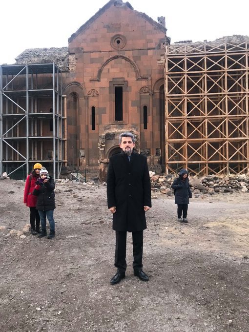 Garo Paylan Ani’yi ziyaret etti