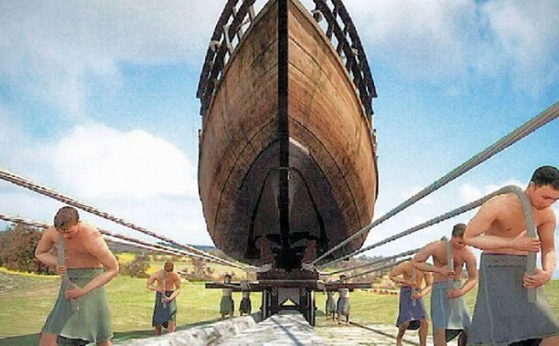 Korint Kanalı’nda Muşlu Ermeni İşçiler