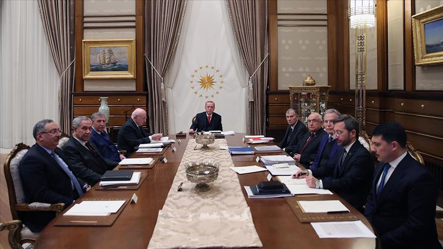 Cumhurbaşkanlığı Yüksek İstişare Kurulu Cumhurbaşkanı Erdoğan başkanlığında toplandı