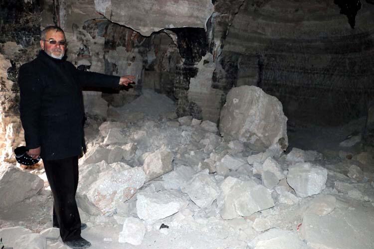 Beşaret Kaya Kilisesi defineciler tarafından talan edildi!