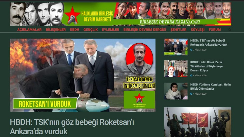 HBDH: TSK’nın göz bebeği ROKETSAN’ı Ankara’da vurduk