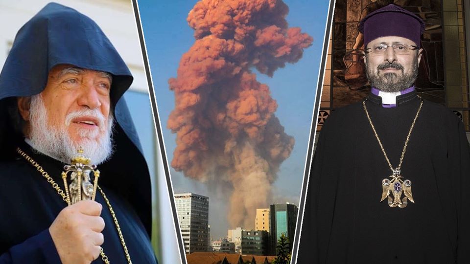 Patrik Sahak II. Hazretleri Beyrut’taki patlama sonrasında taziyelerini sundu
