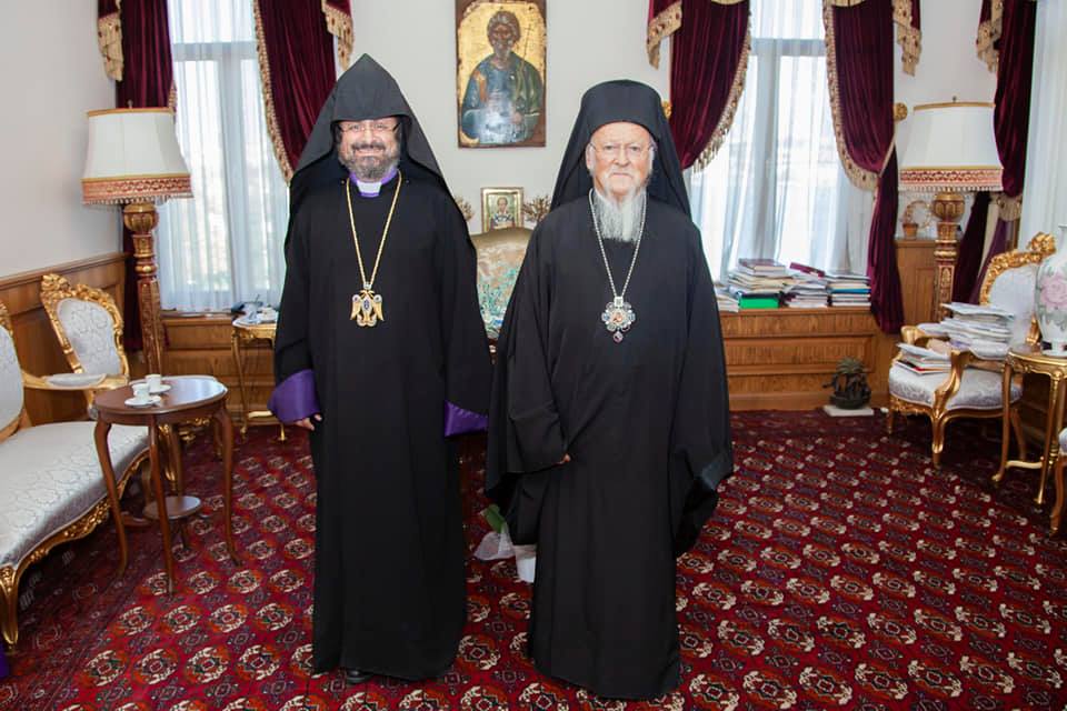 Patrik Maşalyan’dan Patrik Bartholomeos’a ziyaret