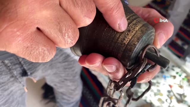 Hurdacı, Ayasofya’ya ait olduğu düşünülen 2 bin yıllık çan buldu, Müze Müdürlüğü incelemeye aldı