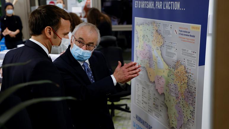 Macron’dan Fransa’daki Ermeni toplumuna destek ziyareti