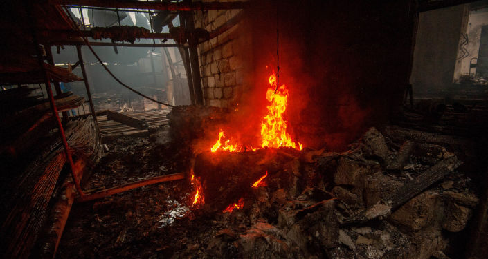 Stepanakert bombardımanın ardından karanlıkta kaldı