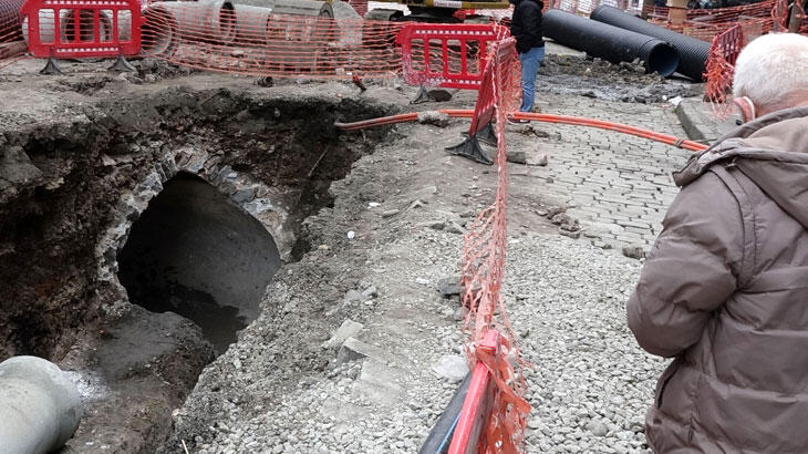 Altyapı çalışmasında tarih çıktı