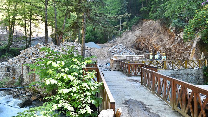 Sümela Manastırı ve Altındere Vadisi yeni turizm sezonuna hazırlanıyor