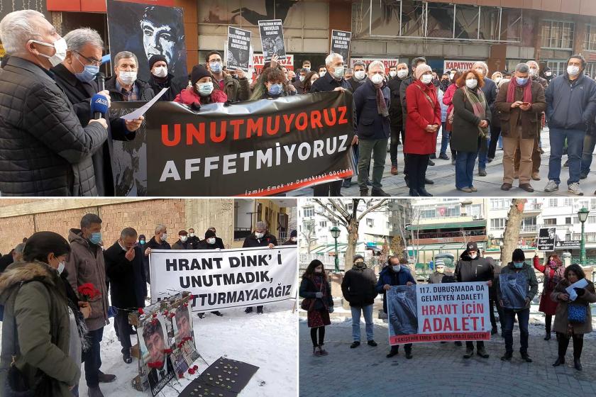 Hrant Dink çeşitli illerde anıldı, adalet talebi haykırıldı