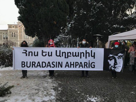 Boğaziçililer Hrant Dink’i andı: #Buradasın