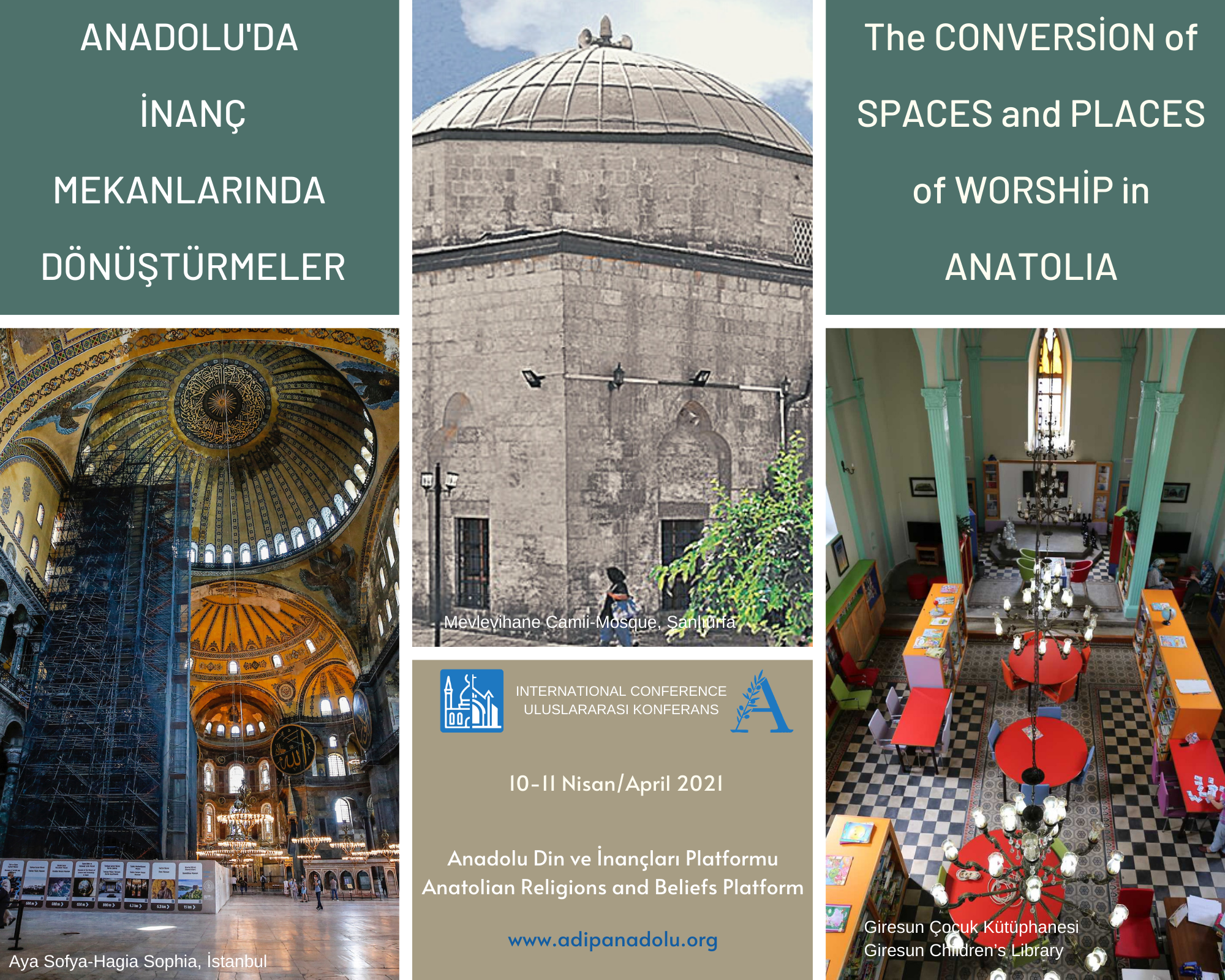 ADİP Uluslararası Konferans: “Anadolu’da İnanç Mekanlarında Dönüştürmeler”