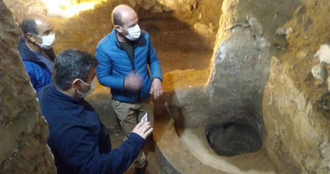 Rumlardan kalma şaraphane bulundu