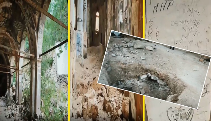 Kayseri’deki 1835 yılından kalma kilise yıkılmak üzere