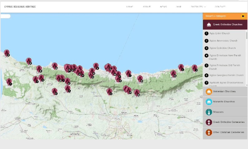 “Kıbrıs’ın Dini Mirası” web sitesi bugün hizmete girdi