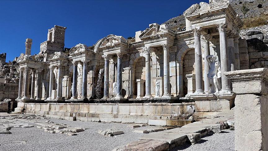 ‘Aşkların ve imparatorların şehri’ Sagalassos’ta hareketlilik artıyor