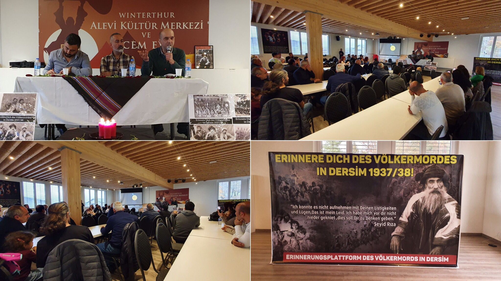 İsviçre’de anma: Dersim Soykırımı bir tek öldürmek üzerine planlanmamıştı!