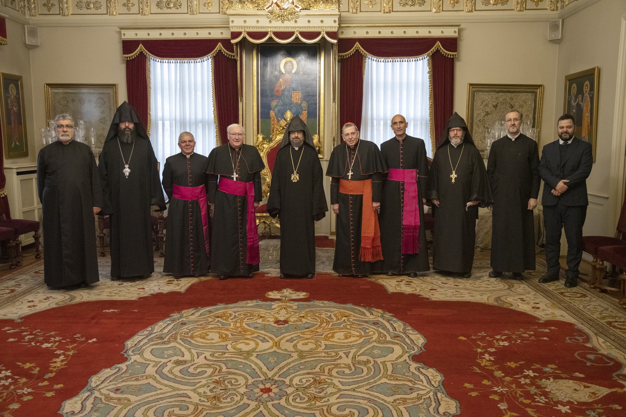 Patrik Hazretleri Papa Francis Hazretleri’nin temsilcisi Kardinal Kurt Koch’u Patrikhane’de kabul etti