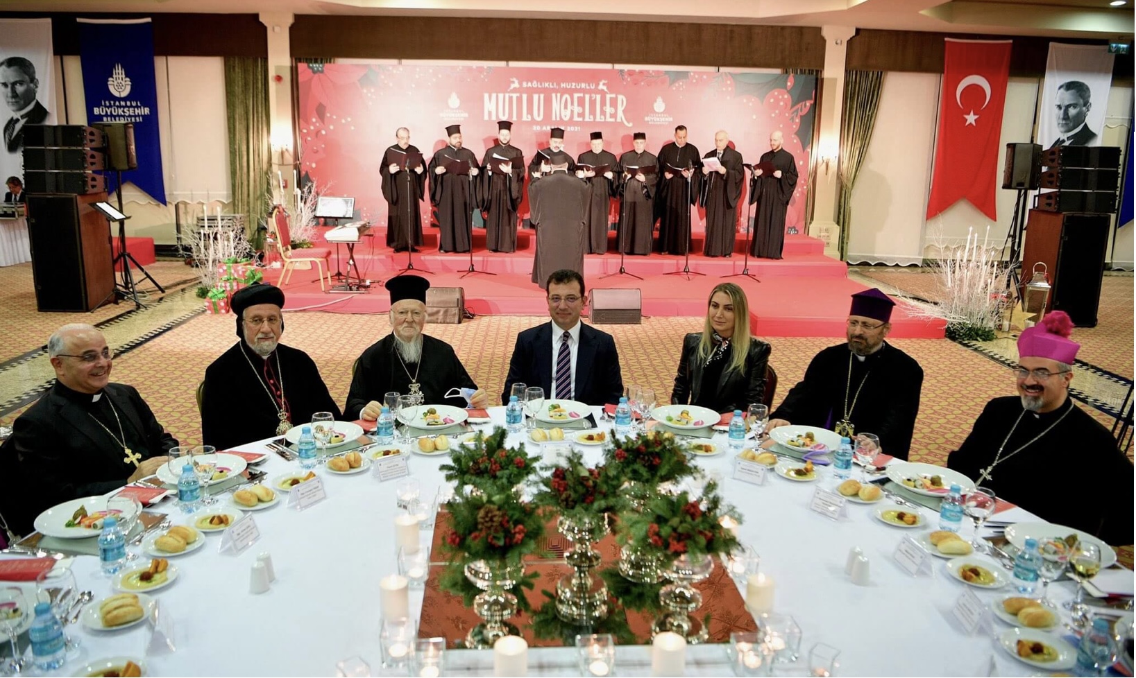 Kilise Önderleri ve Temsilcileri İBB’nin Noel Yemeği’nde Buluştu