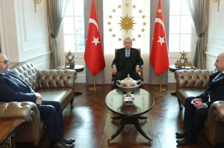 Bedros Şirinoğlu Cumhurbaşkanı Erdoğan ile görüştü