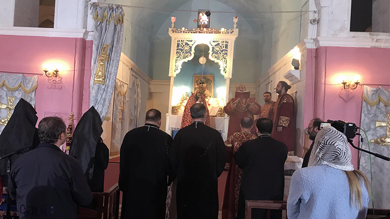372 yıllık Surp Kevork Ermeni Kilisesi’nde, 20 yıl aradan sonra ayin yapıldı
