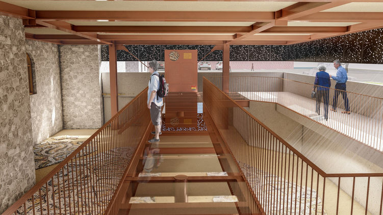 İstanbul’da keşfedilen tarihi mozaiklerin sergileneceği müzenin inşasında sona gelindi