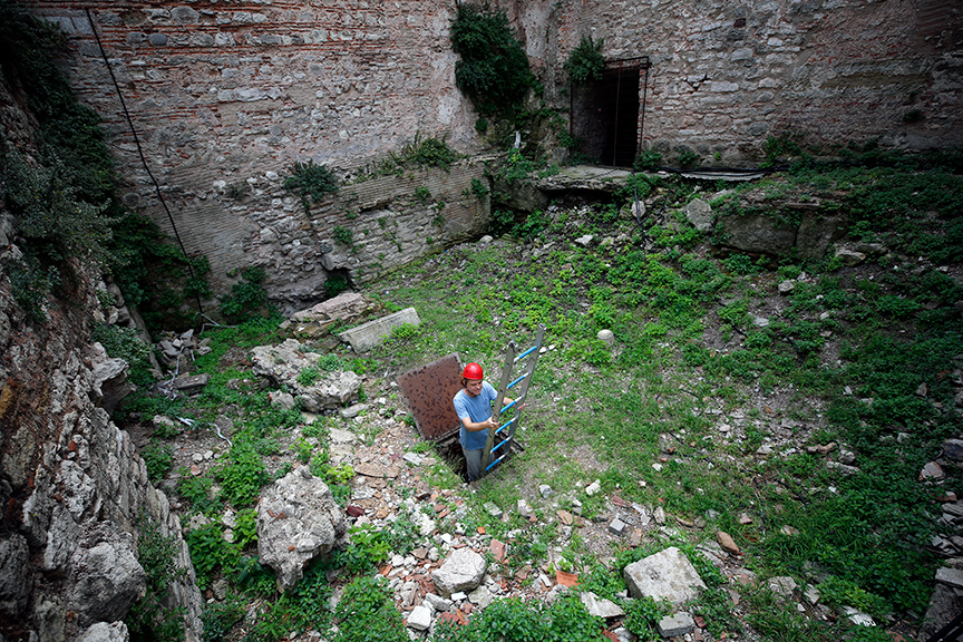 Ayasofya’nın en büyük yer altı yapıları görüntülendi