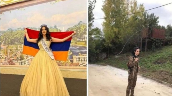 44 günlük savaşına katılan Ermeni Kız, “Mrs. Europe 2022” yarışmasında 2. oldu