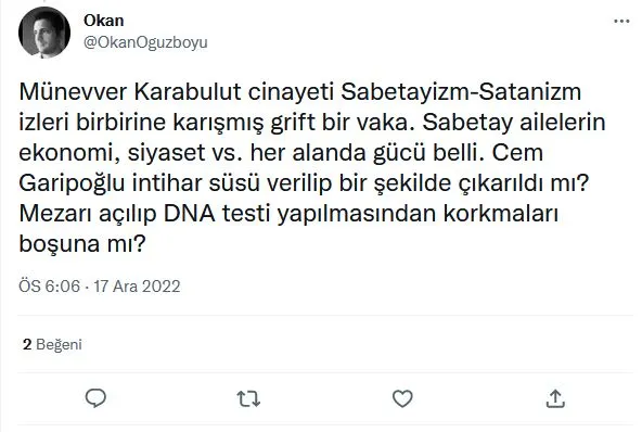 Cem Garipoğlu Üzerinden Antisemit Mesajlar – Serdar Korucu