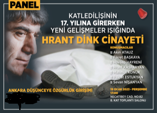 Ankara Düşünceye Özgürlük Girişimi’nden Hrant Dink’i anma paneli