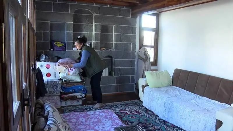 Diyarbakır’daki Mar Petyun Keldani Kilisesi kapılarını depremzedeler için açtı