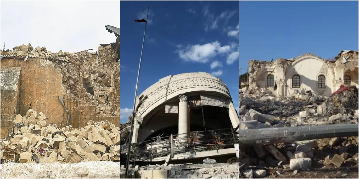 Binlerce Yıllık Tarih Yok Oldu: Kahramanmaraş Merkezli Depremlerin Ardından Yıkılan Tarihi Yapılar