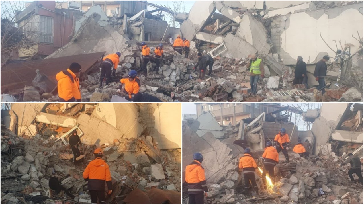 Ermenistan’dan gelen yardım ekipleri göreve başladı