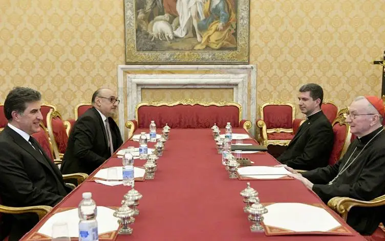 Başpiskopos Pietro Parolin, ‘Vatikan’ın Kürdistan Bölgesi’ne tam desteğini’ yineledi