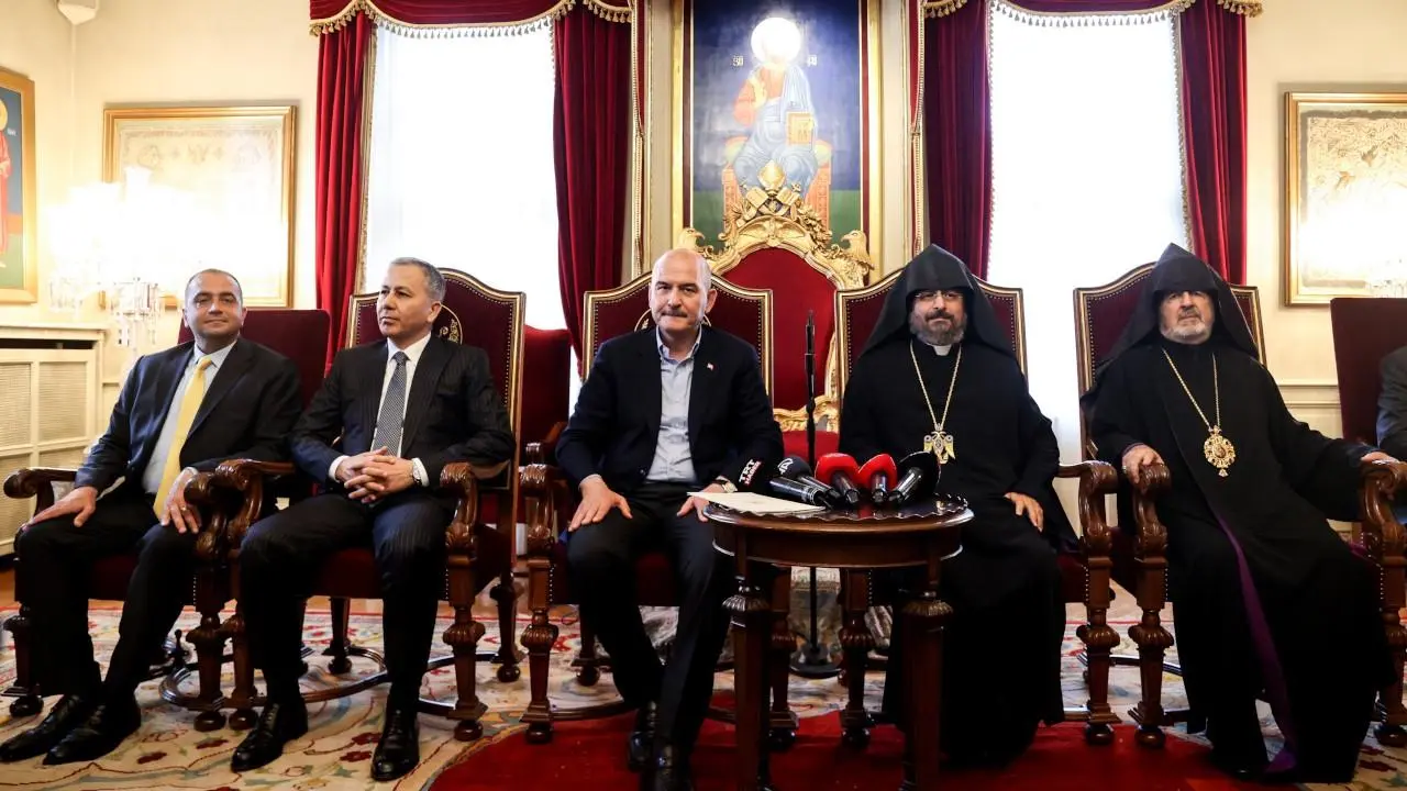Süleyman Soylu, Türkiye Ermenileri Patriği Maşalyan’ı ziyaret etti