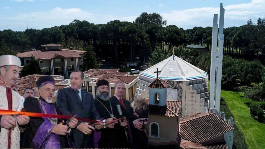 Açılışını Erdoğan’ın yaptığı Antalya’daki Dinler Bahçesi’nde Noel ayini yapıldı