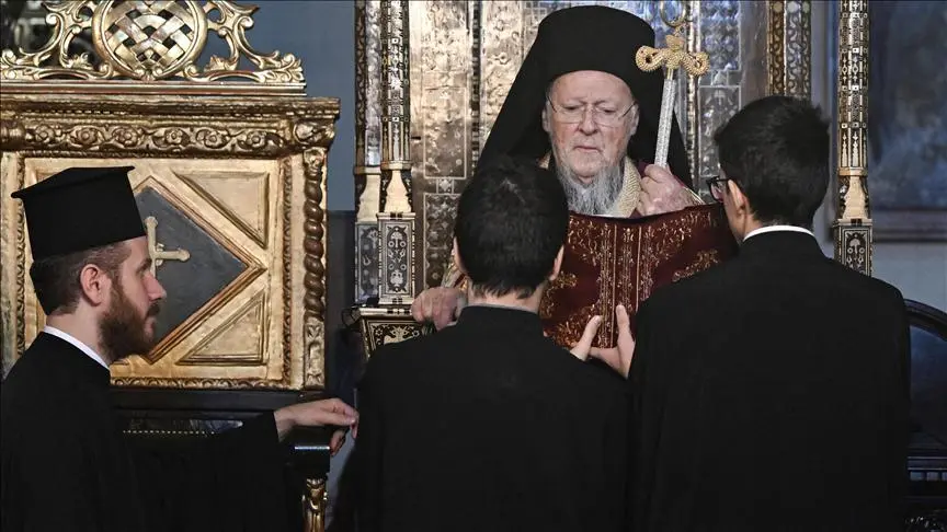 Fener Rum Patrikhanesi’nde Noel ayini