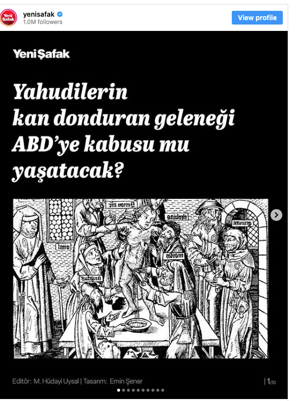 Yeni Şafak’ın eski komplo teorisinden ürettiği yeni nefret söylemi