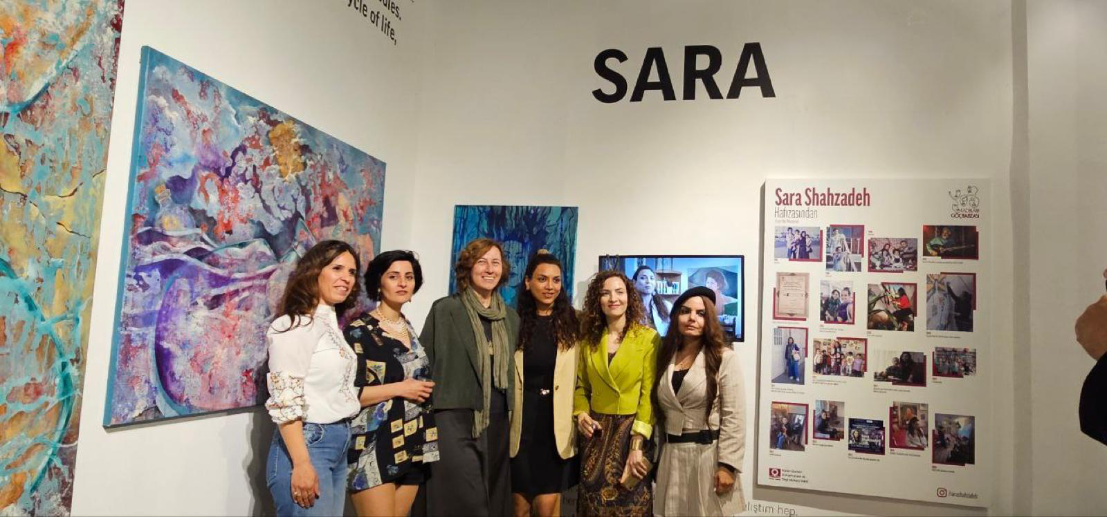 ‘Kadınların Göç Hafızası’ sergisi açıldı