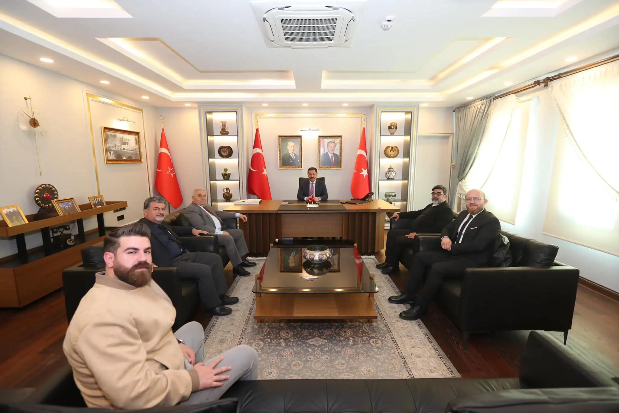 Altınözü Sarılar Rum Ortodoks Kilisesi’nden Hatay Valiliğine ziyaret