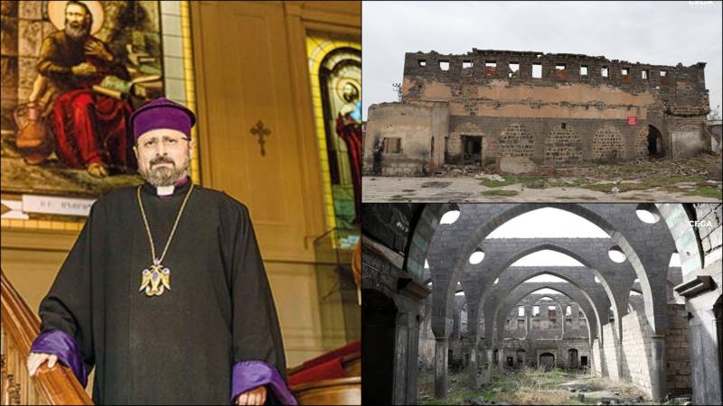 Diyarbakır’daki tarihi Ermeni kilisesi için Patrik Maşalyan’dan restorasyon çağrısı