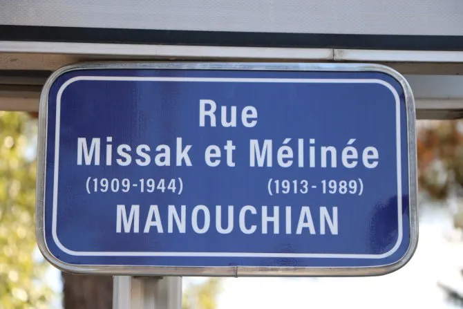 Fransa’nın Aix-en-Provence kentinin bir caddesine Ermeni devrimici Misak ve Meline Manuşyan’ın adı verildi (FOTO)