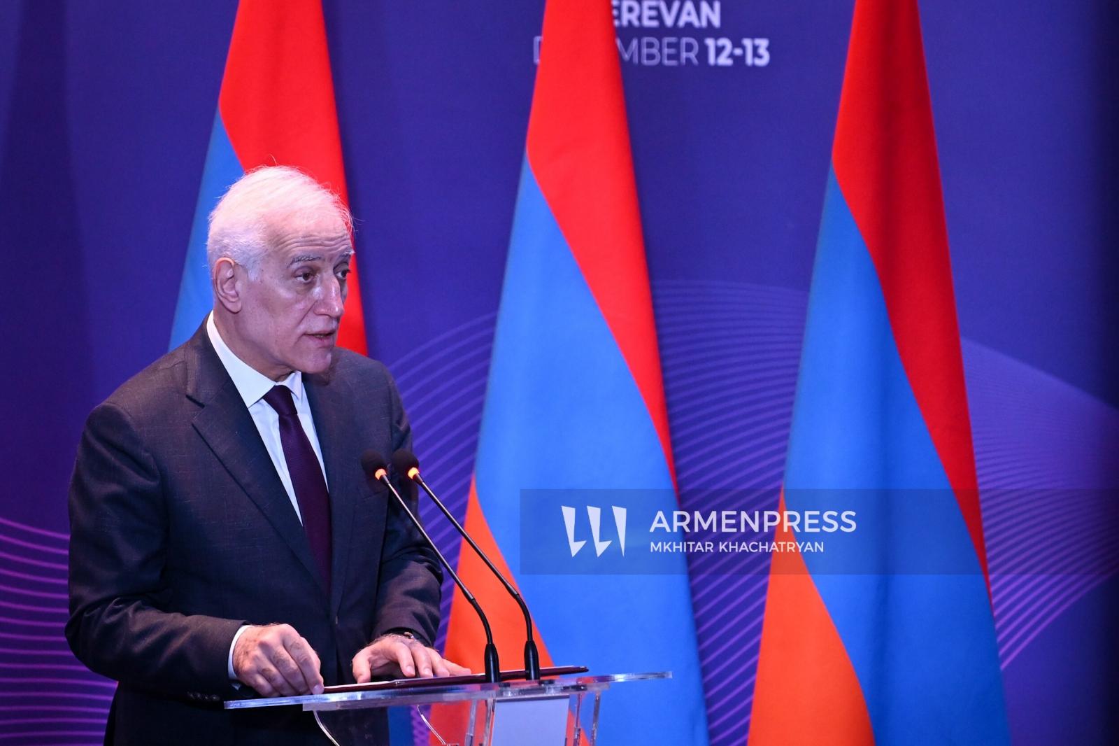 Cumhurbaşkanı Khaçaturyan: Ermenistan soykırımın önlenmesi, cezalandırılması konusunda öncü bir rol üstlenmiştir