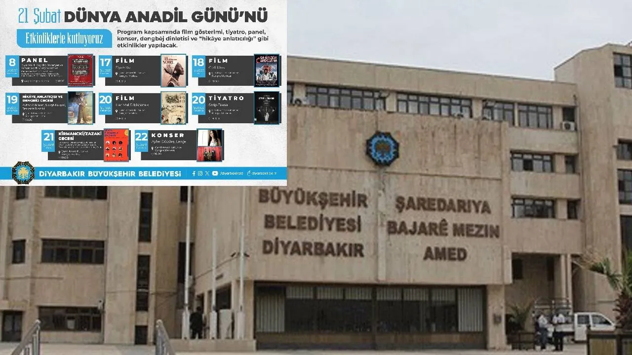 Diyarbakır’daki Anadil Günü etkinlikleri programı açıklandı