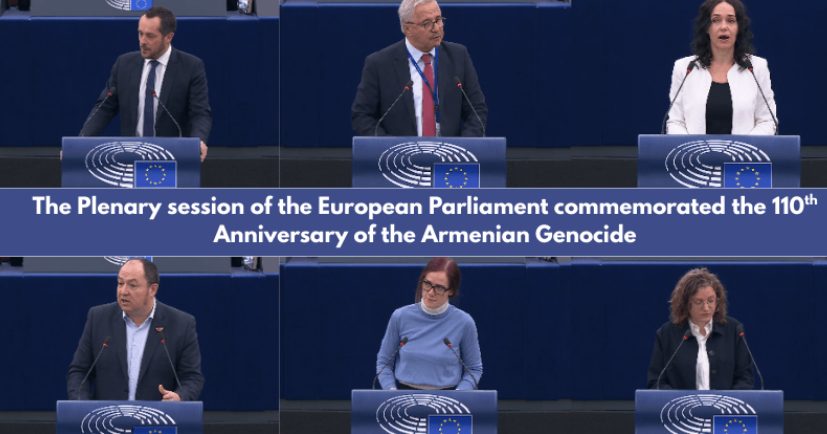 AP milletvekilleri, Ermeni Soykırımı’nın anısına düzenlenen oturumda, Dağlık Karabağ’dan Ermenilerin zorla yerinden edilmesini kınadı